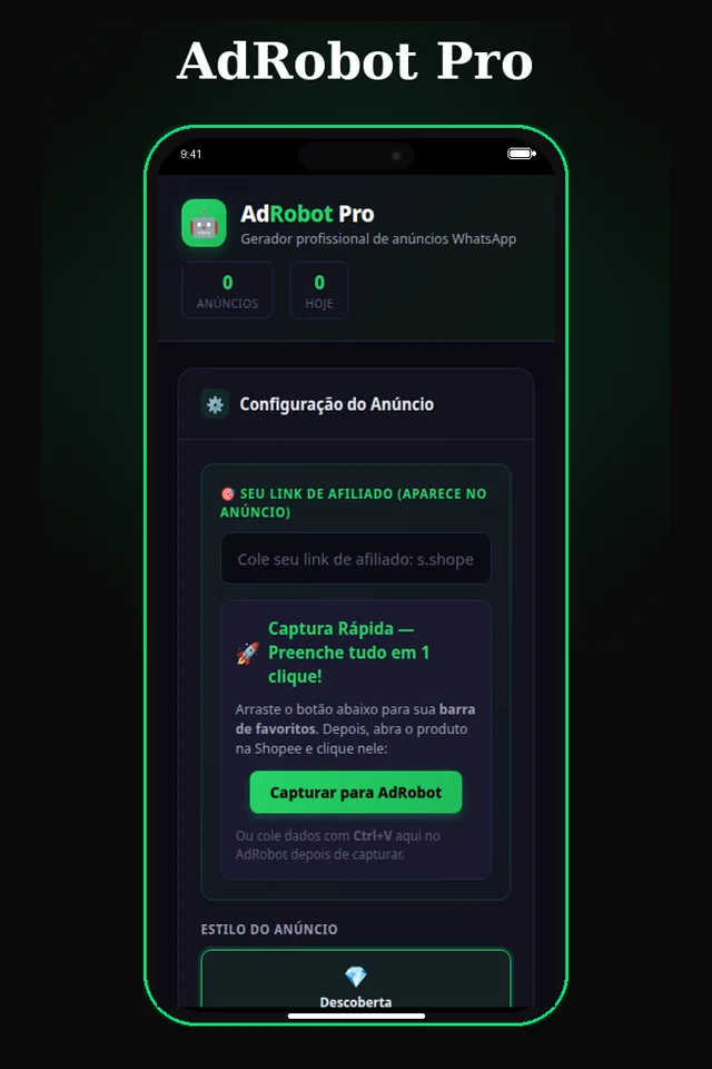 Card do produto AdRobot Pro