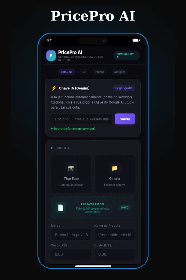 Card do produto PricePro AI